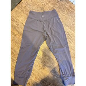Lululemon Align Jogger Crop 23 Nulu Purple High Rise Yoga Pants Size 6